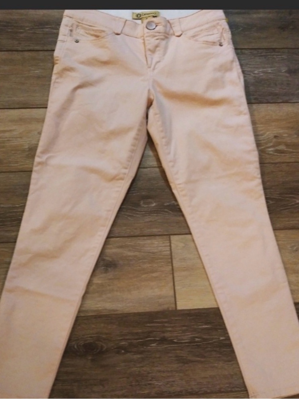 Democracy Ab Solution Skinny Ankle Pants Jeans Size 6 Blush Pink